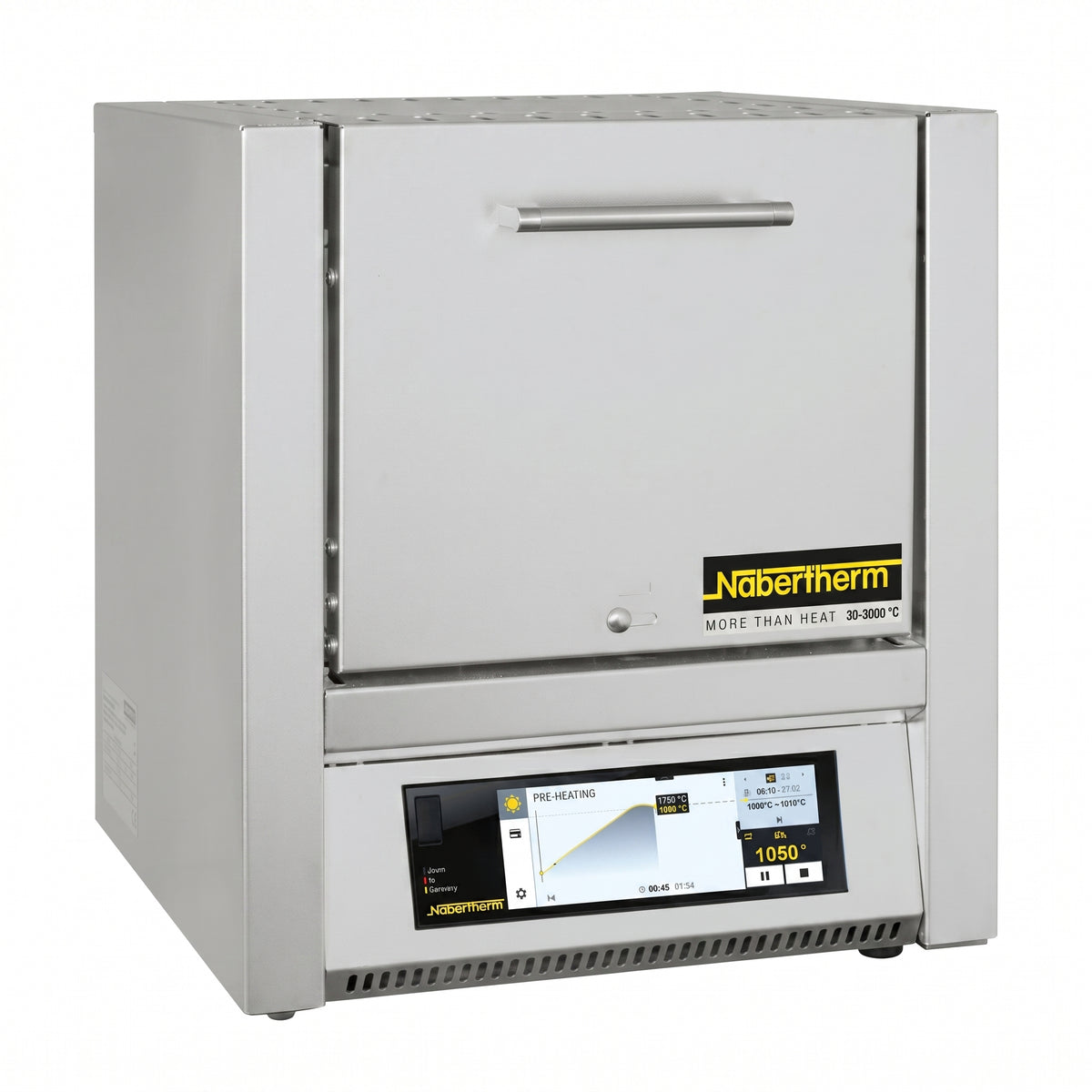 Nabertherm 1100°C High Performance Muffle Furnace L(T) 9/11/SKM with Embedded Heating Elements in the Ceramic Muffle AI image