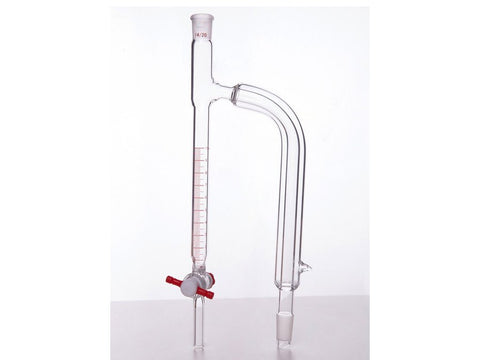 MSE PRO Sandwich Water Distillation Receiving Tube, 10mL, 14/20, Height × Width: 280×75