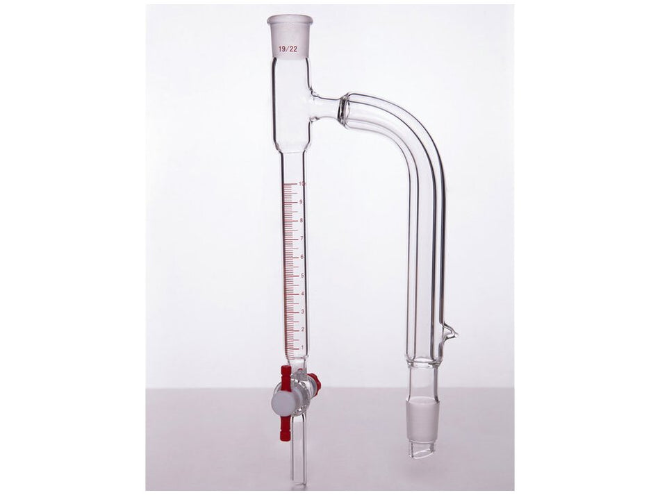 MSE PRO Sandwich Water Distillation Receiving Tube, 10mL, 19/22, Height × Width: 280×75