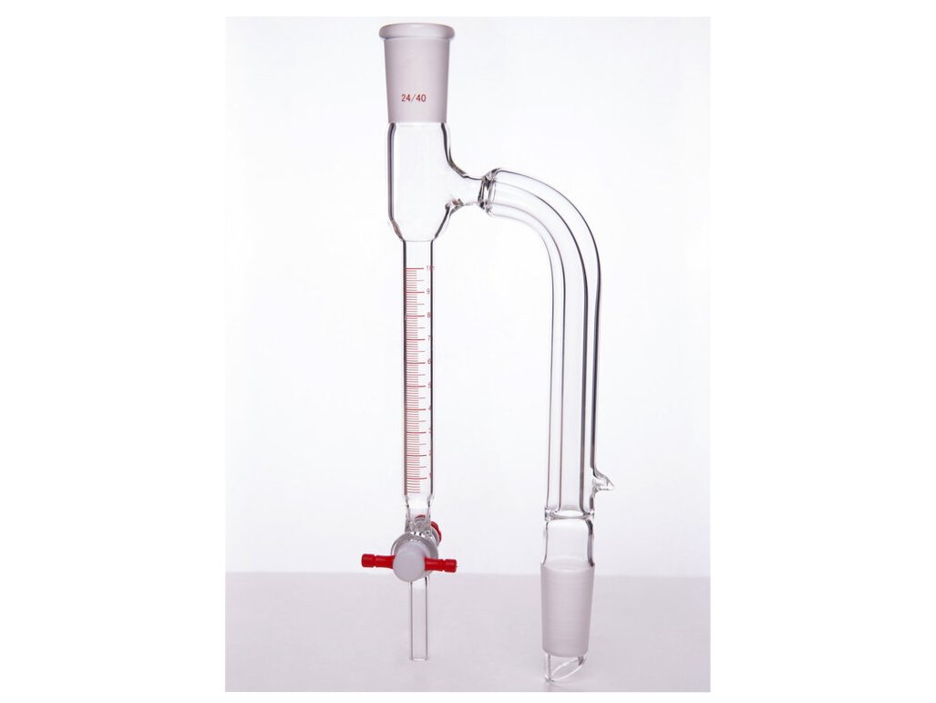 MSE PRO Sandwich Water Distillation Receiving Tube, 10mL, 24/40, Height × Width: 300×70