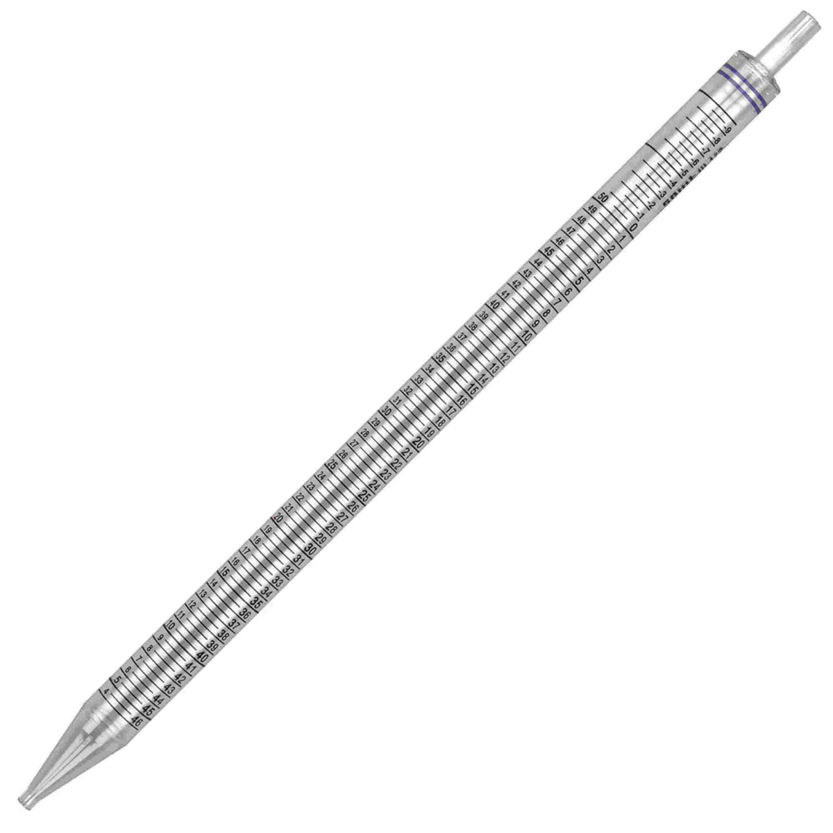 Globe Scientific Serological Pipette,50ml,25/Pkstandard, Black, PS, STR