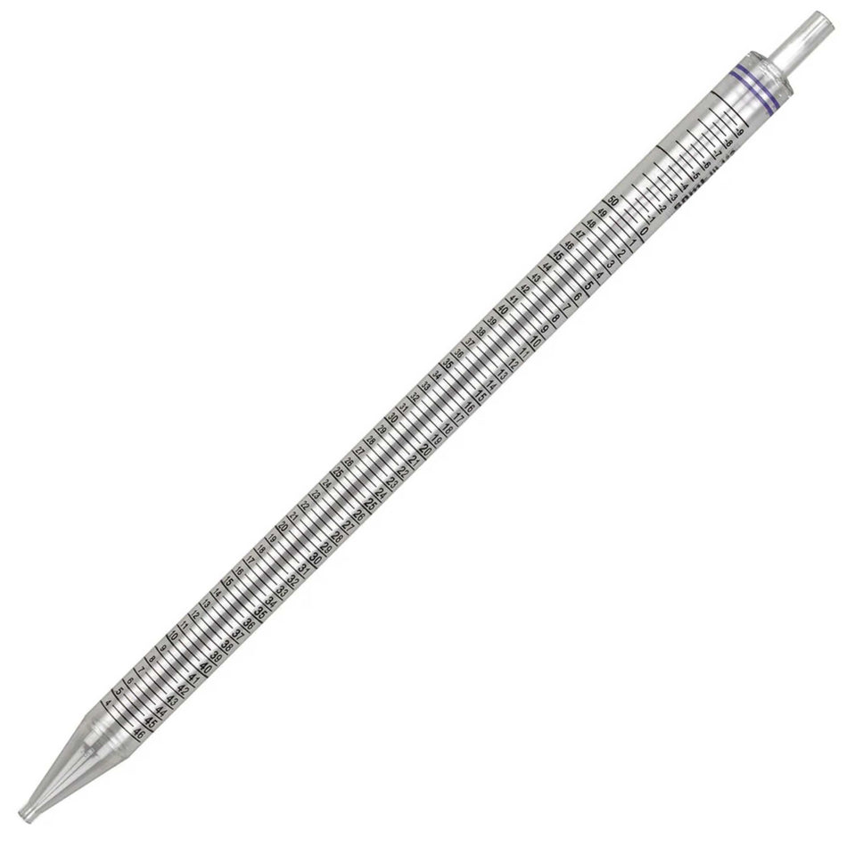 Globe Scientific Serological Pipette, 50ml1/Pk, 25/Bag, Black, PS, Sterile, Dipenser Box