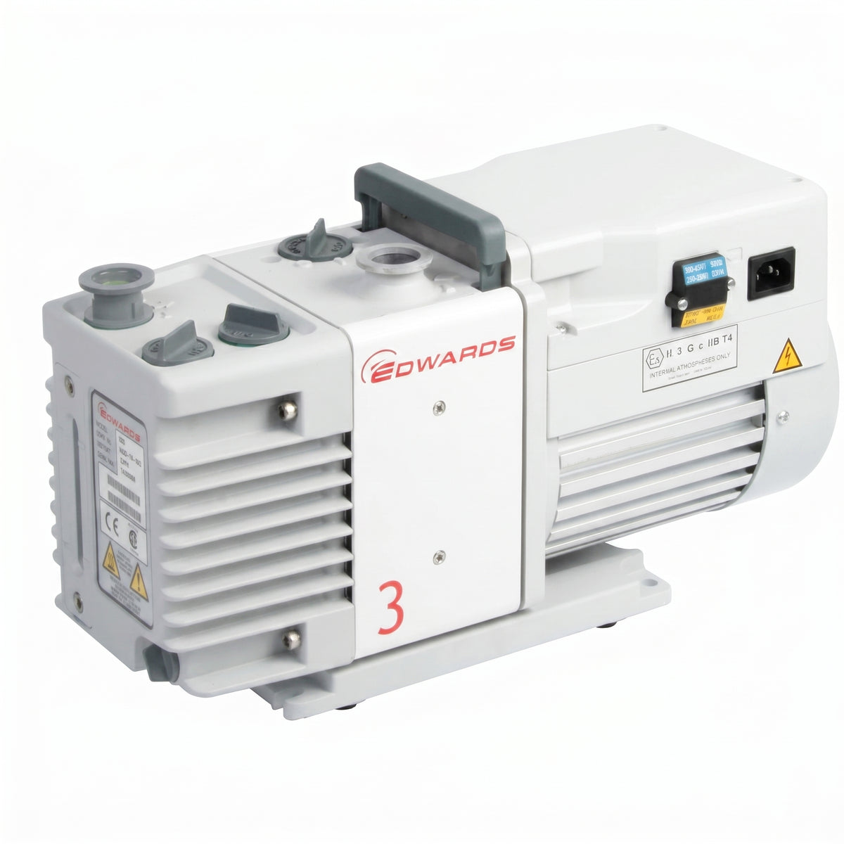 Edwards 2.3 CFM RV3 Two Stage Rotary Vane Pump AI image