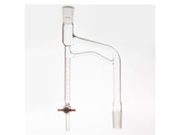 MSE PRO Graduated Distillation Receiver 10mL, Grinding Mouth 24/40, PTFE Stopcock
