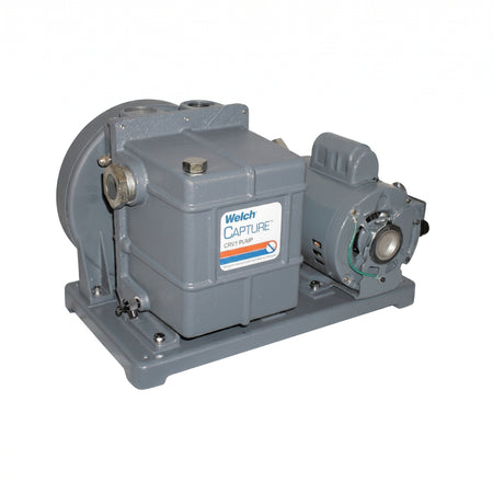 Welch 10.6 CFM DuoSeal Capture CRR-1 Refrigeration Rotary Vane Vacuum Pump AI image