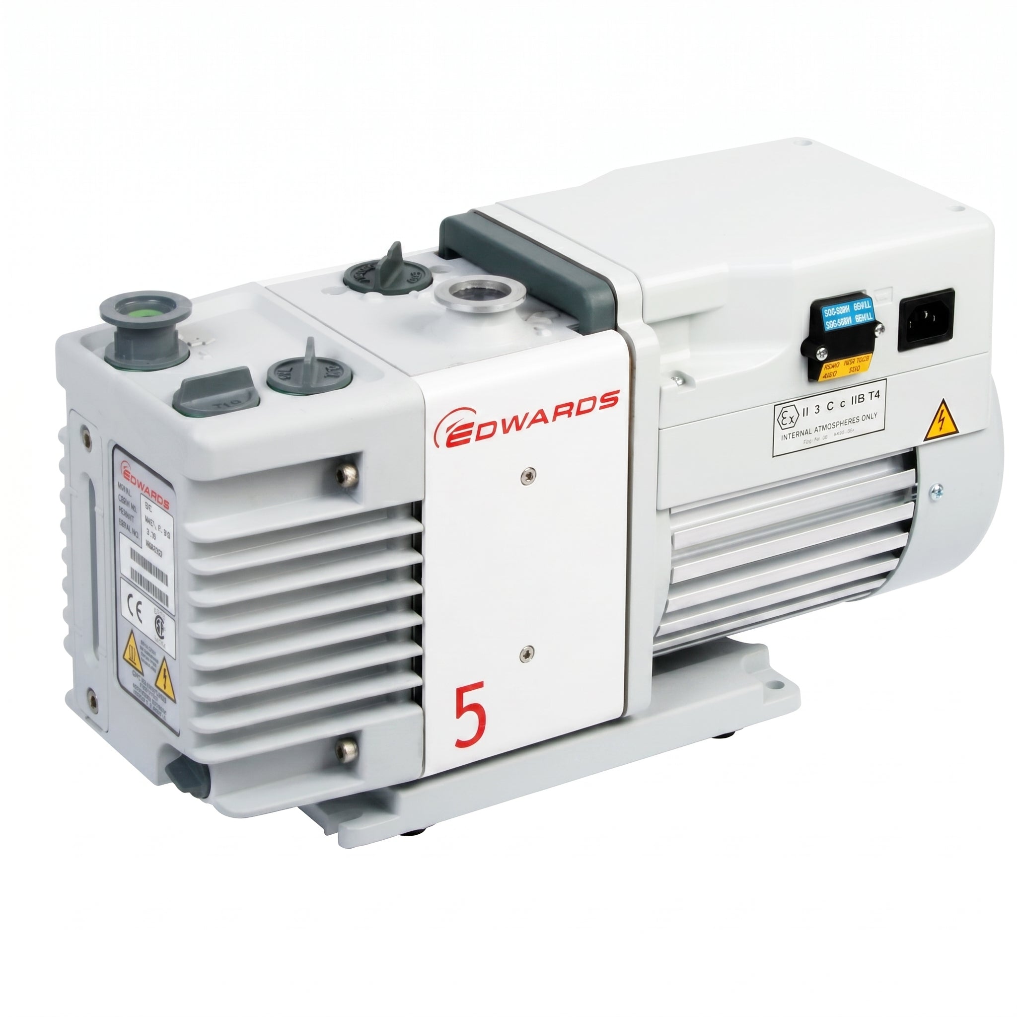 Edwards 3.6 CFM RV5 Two Stage Rotary Vane Pump AI image