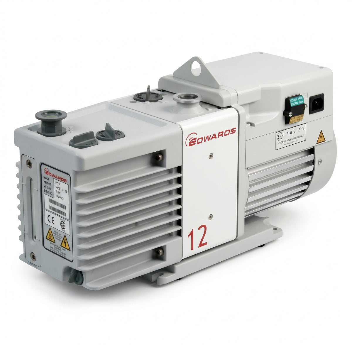 Edwards 8.4 CFM RV12 Two Stage Rotary Vane Pump AI image