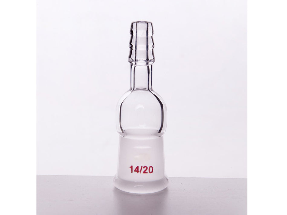 MSE PRO Straight Suction Joint, Internal Grinding Mouth: 14/20, φ8 Small Nozzle Interface - MSE Supplies LLC