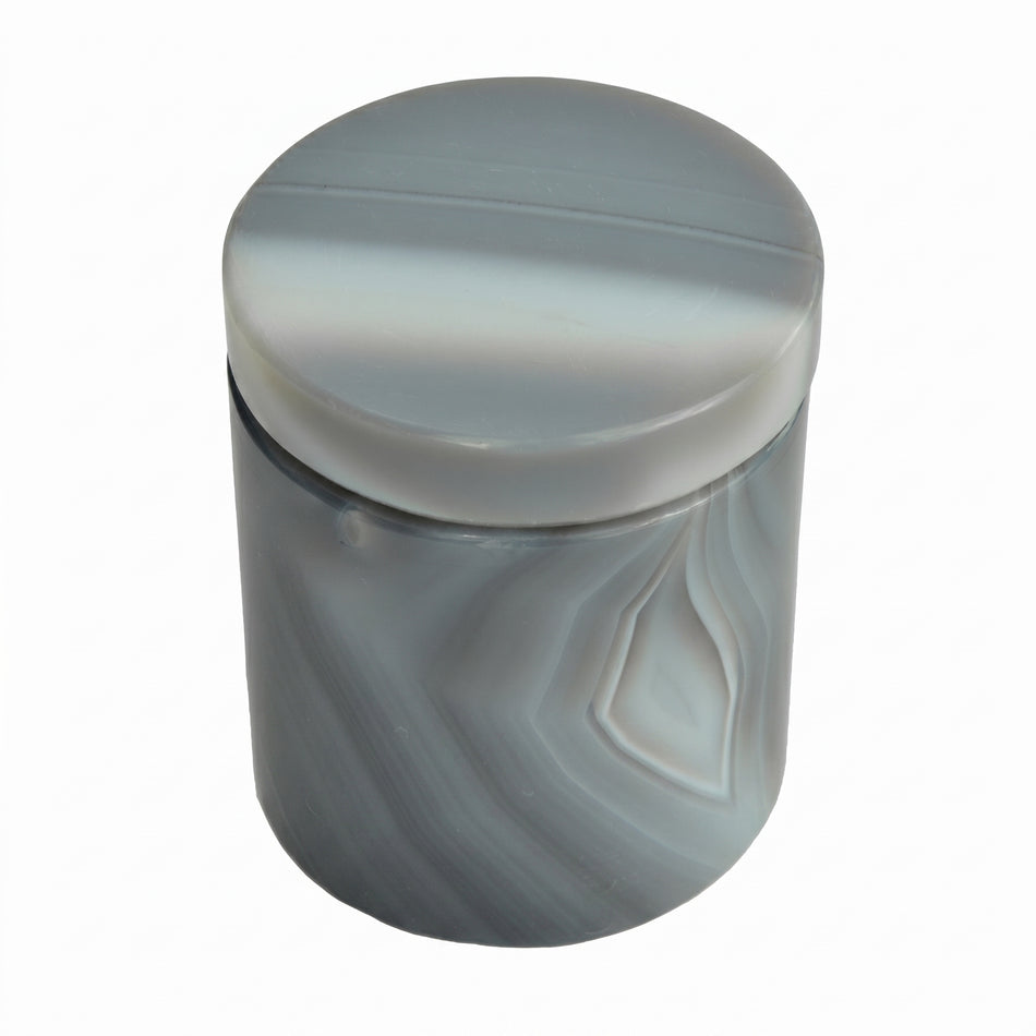 MSE PRO 50 ml Agate High Energy Planetary Ball Mill Grinding Jar for 0.2L Ball Mill AI image