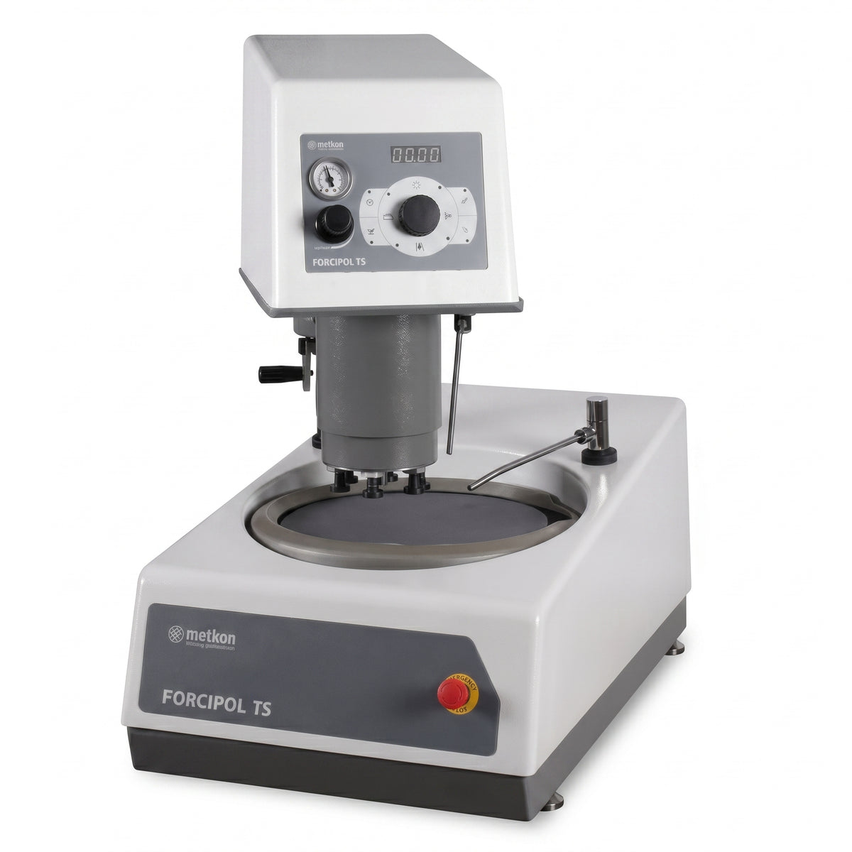 Metkon Geological Grinding and Polishing Machine FORCIPOL-TS with FORCIMAT-TS Automatic Control Unit AI image