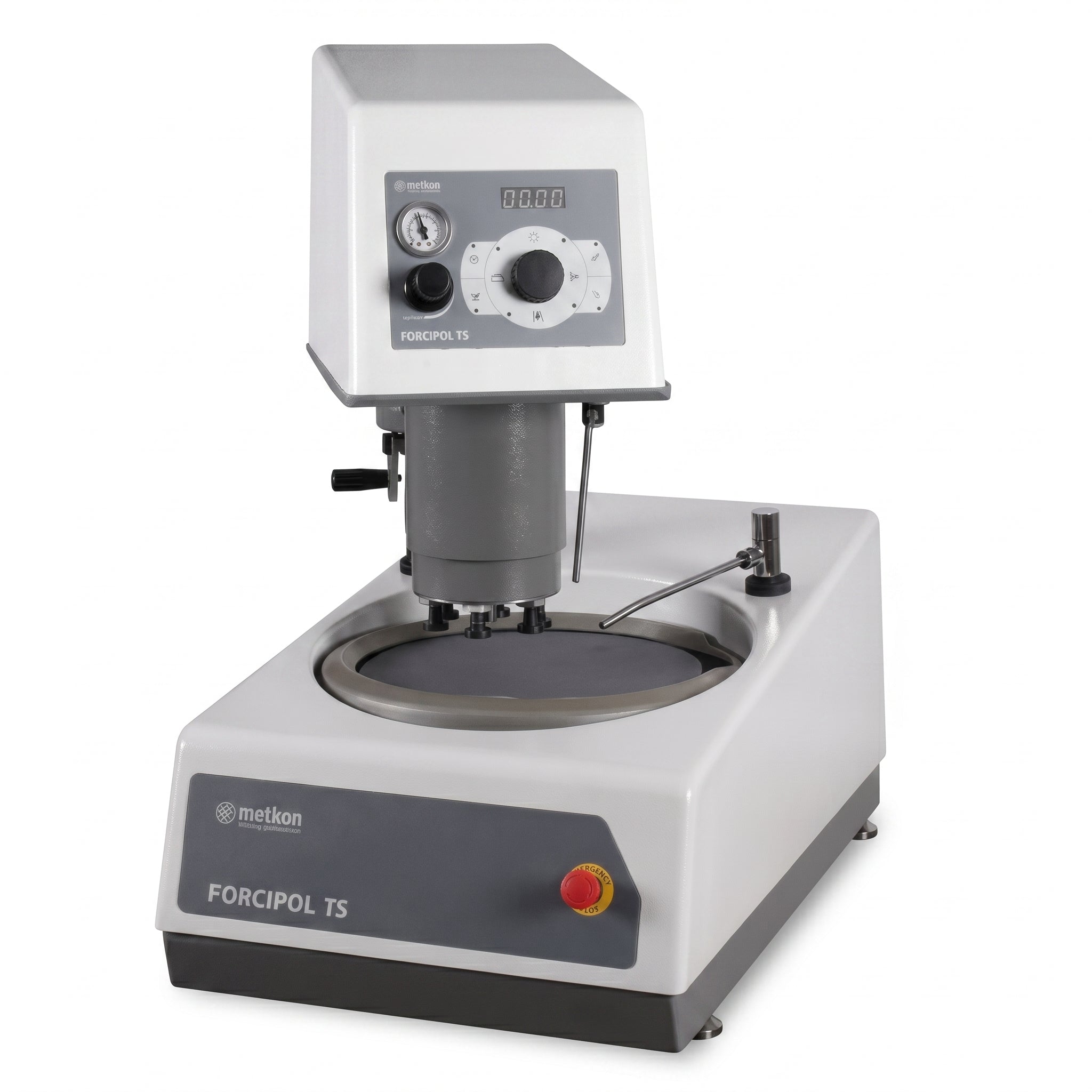 Metkon Geological Grinding and Polishing Machine FORCIPOL-TS with FORCIMAT-TS Automatic Control Unit AI image