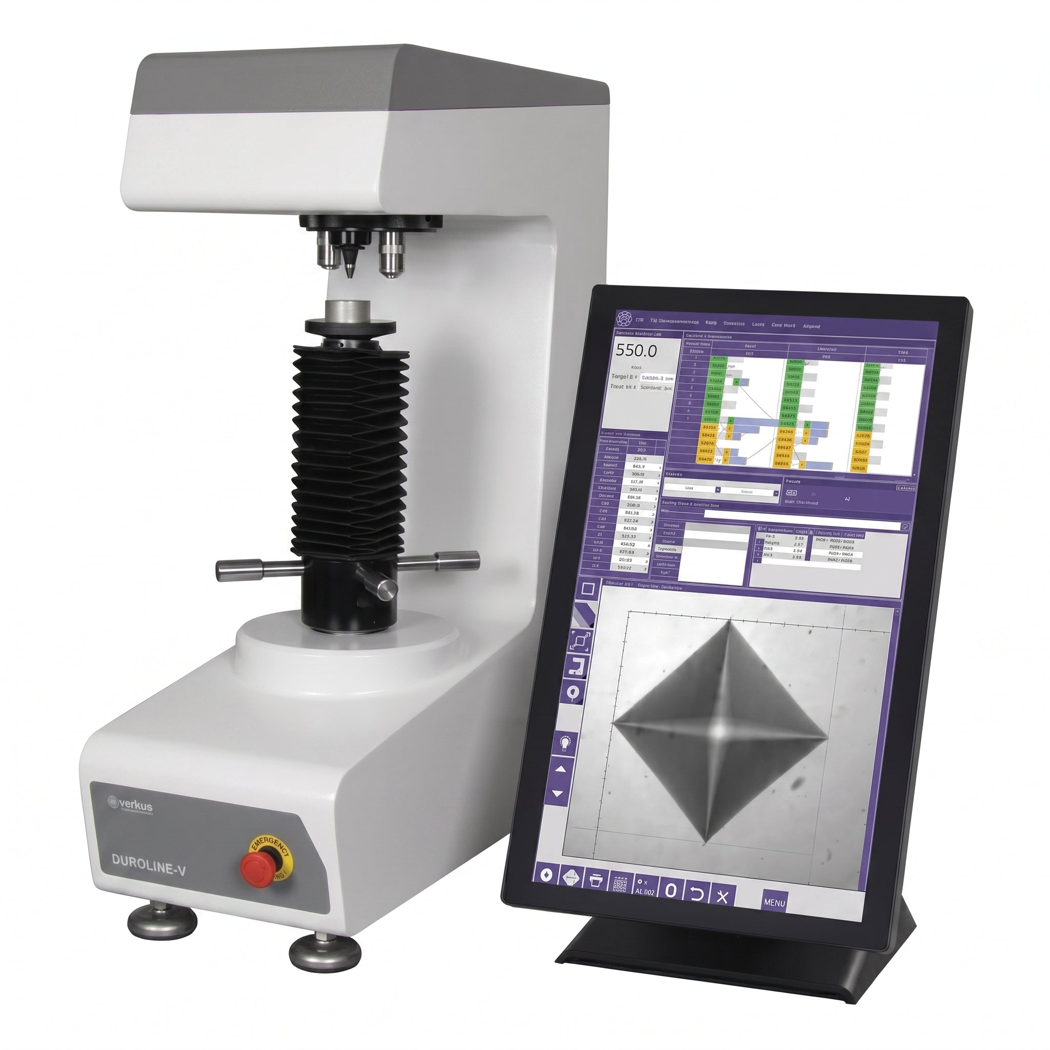 Metkon Automatic Vickers/Knoop Macro Hardness Tester DUROLINE V1 AI image