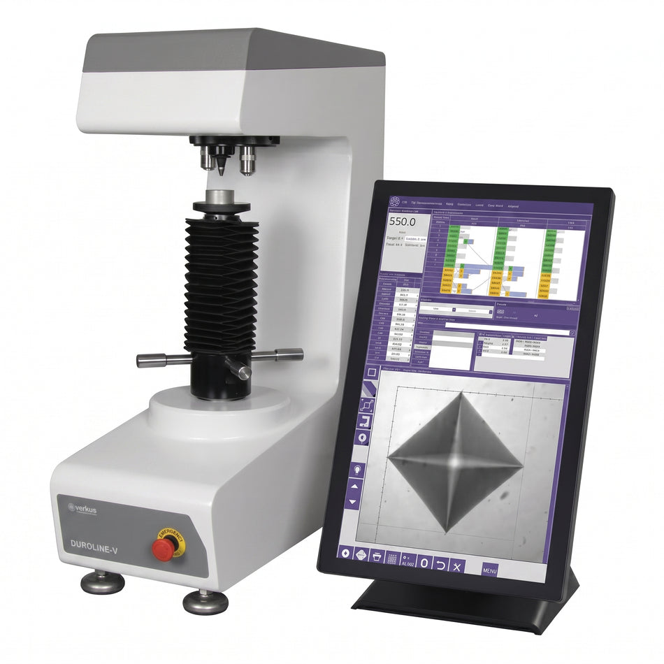 Metkon Automatic Vickers/Knoop Macro Hardness Tester DUROLINE V1 AI image