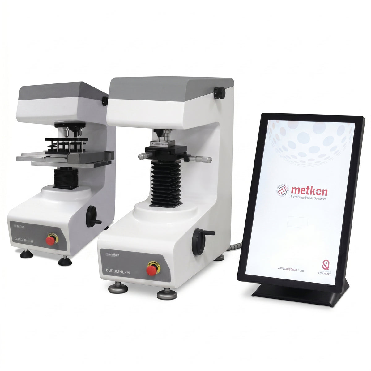 Metkon Automatic Vickers/Knoop Macro Hardness Tester DUROLINE M1/M2/M4 AI image