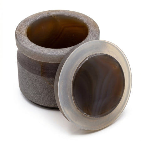 MSE PRO 100 ml Agate High Energy Planetary Ball Mill Grinding Jar AI image