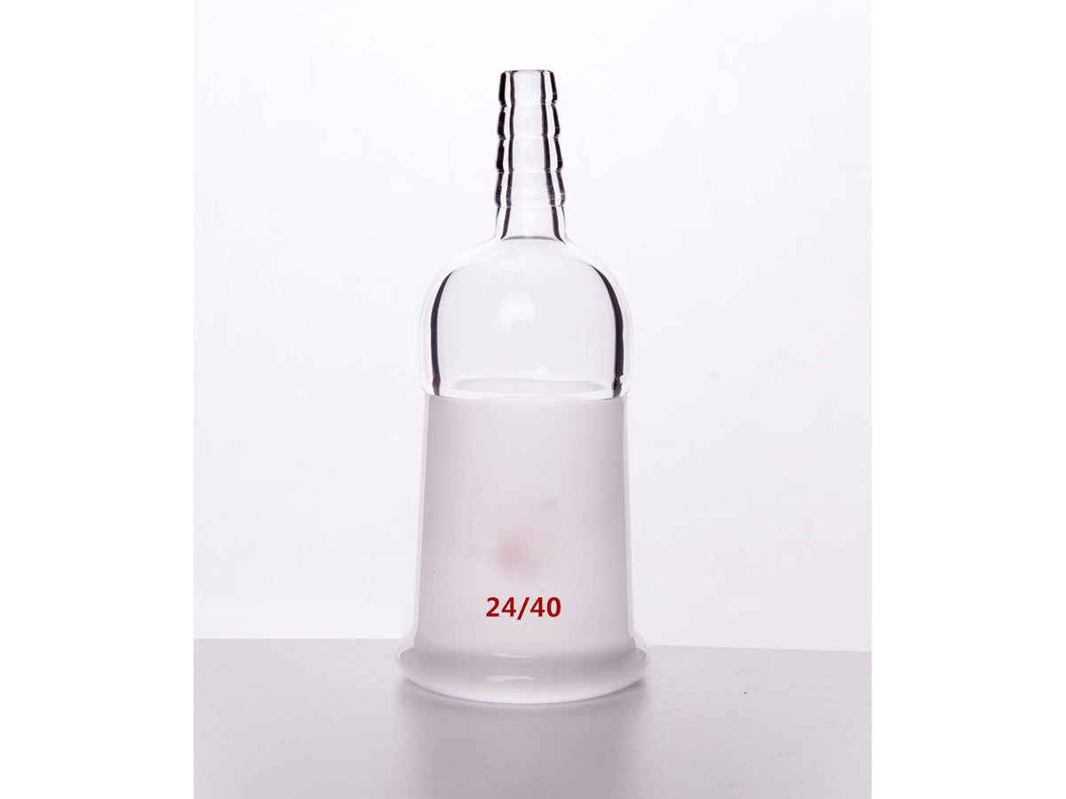 MSE PRO Straight Suction Joint, Internal Grinding Mouth: 24/40, φ10 Small Nozzle Interface - MSE Supplies LLC