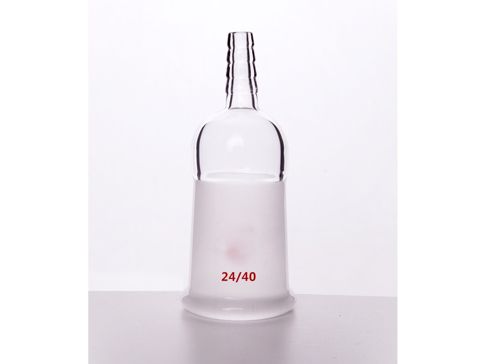 MSE PRO Straight Suction Joint, Internal Grinding Mouth: 24/40, φ10 Small Nozzle Interface - MSE Supplies LLC