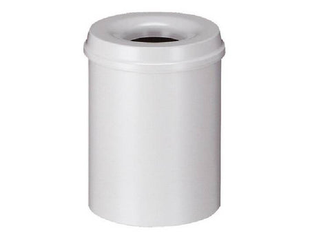 Ecosafe Safety Waste Bin White - 15L - MSE Supplies LLC