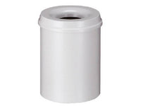 Ecosafe Safety Waste Bin White - 15L - MSE Supplies LLC