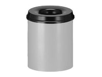 Ecosafe Safety Waste Bin Gray – 15L - MSE Supplies LLC