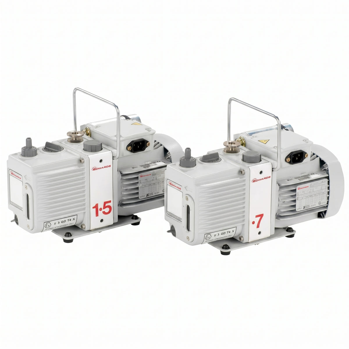 Edwards 1.2 CFM E2M1.5 Two Stage Rotary Vane Pump AI image
