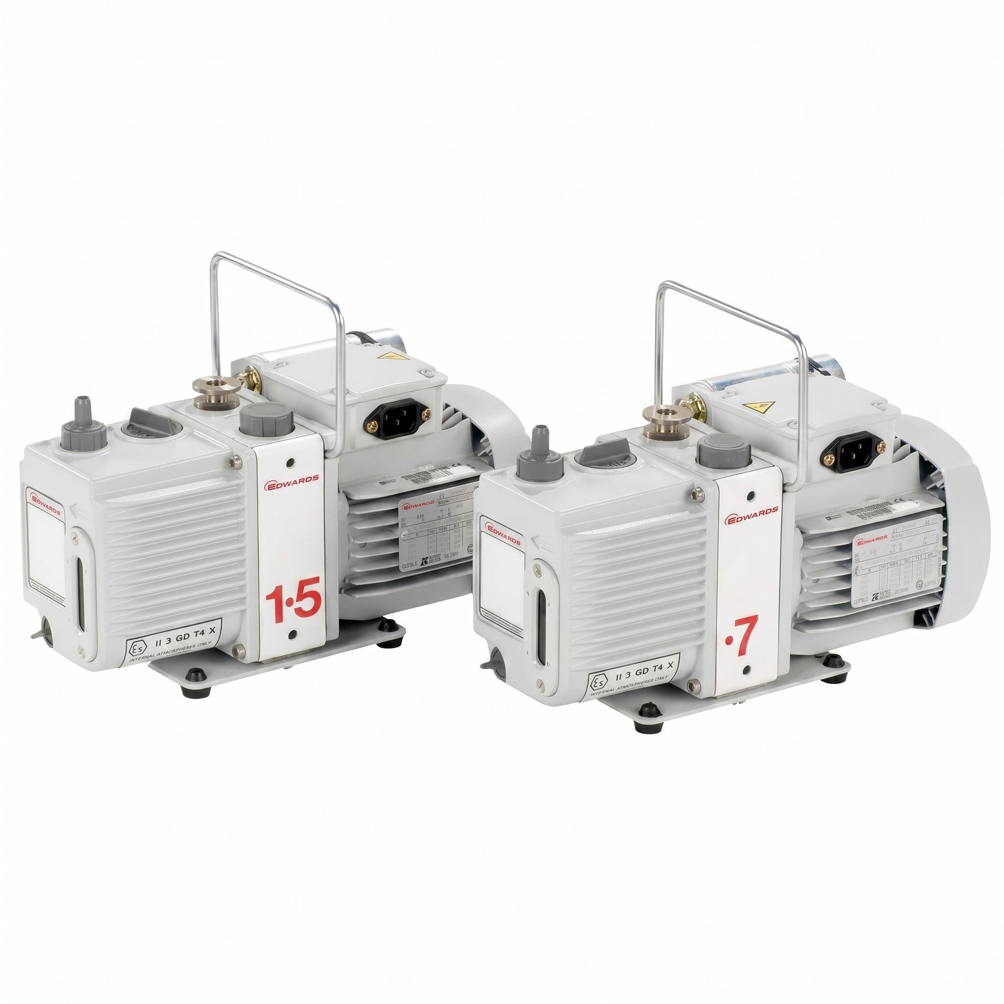 Edwards 1.2 CFM E2M1.5 Two Stage Rotary Vane Pump AI image