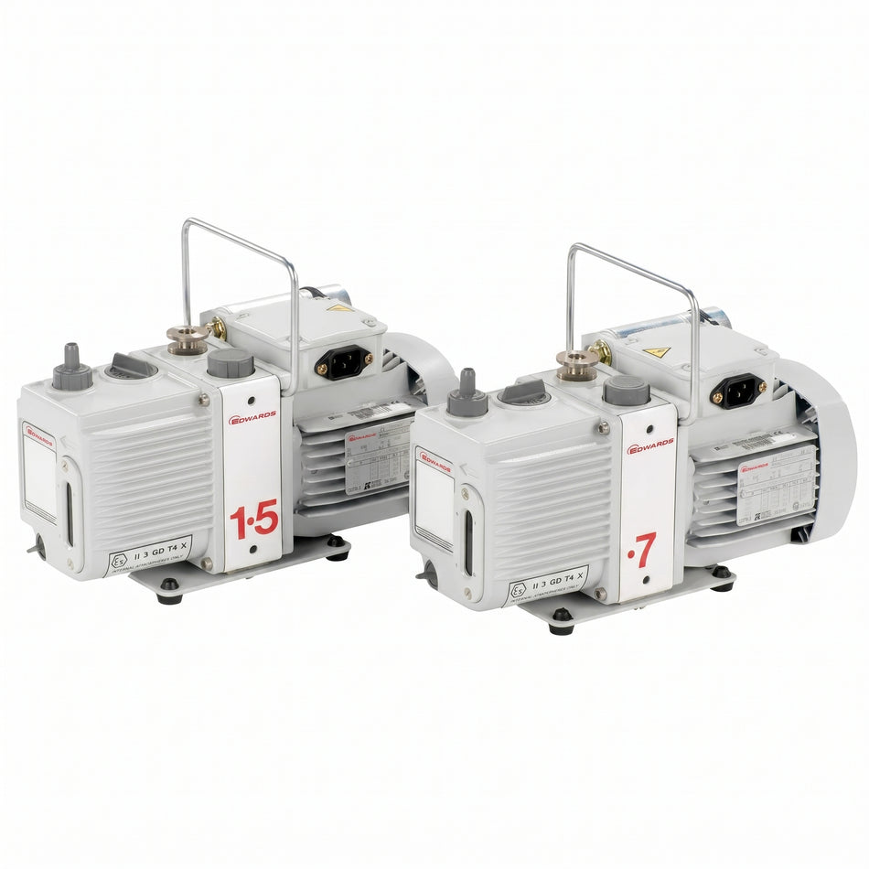 Edwards 1.2 CFM E2M1.5 Two Stage Rotary Vane Pump AI image