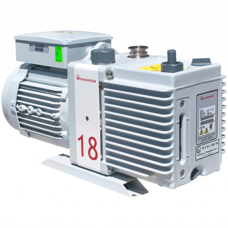 Edwards 12.1 CFM E1M18 One Stage Rotary Vane Pump AI image