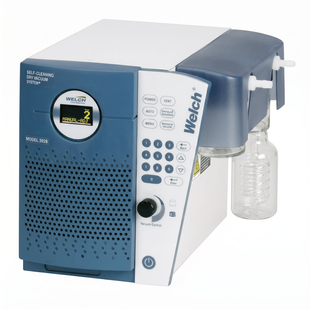 Welch 1.2 CFM 2028 Programmable Self Cleaning PTFE Diaphragm Vacuum Pump AI image