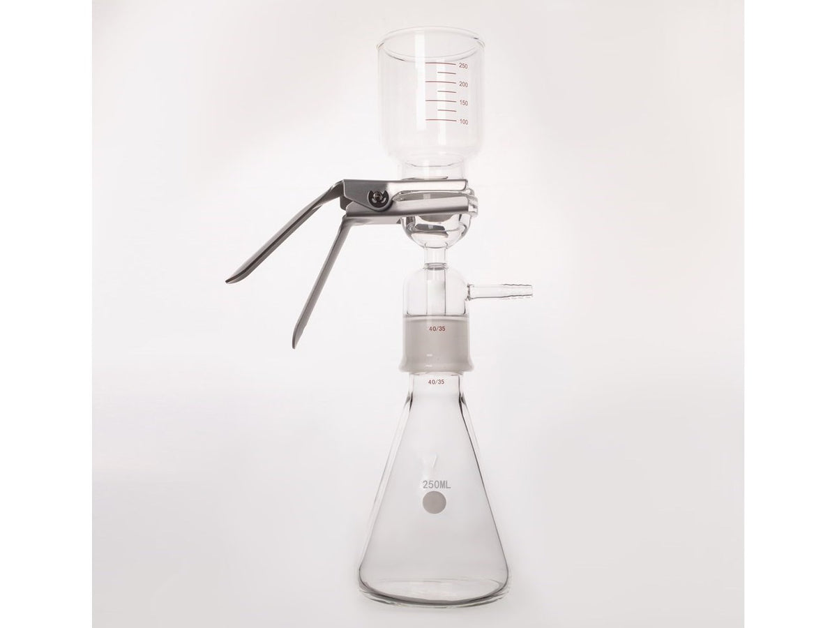 MSE PRO Mobile Phase Filter (without Filter Membrane) 250mL Filter Bottle