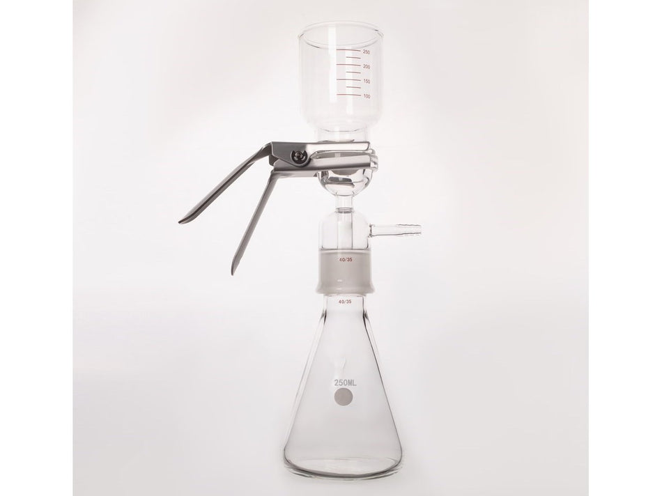 MSE PRO Mobile Phase Filter (without Filter Membrane) 250mL Filter Bottle