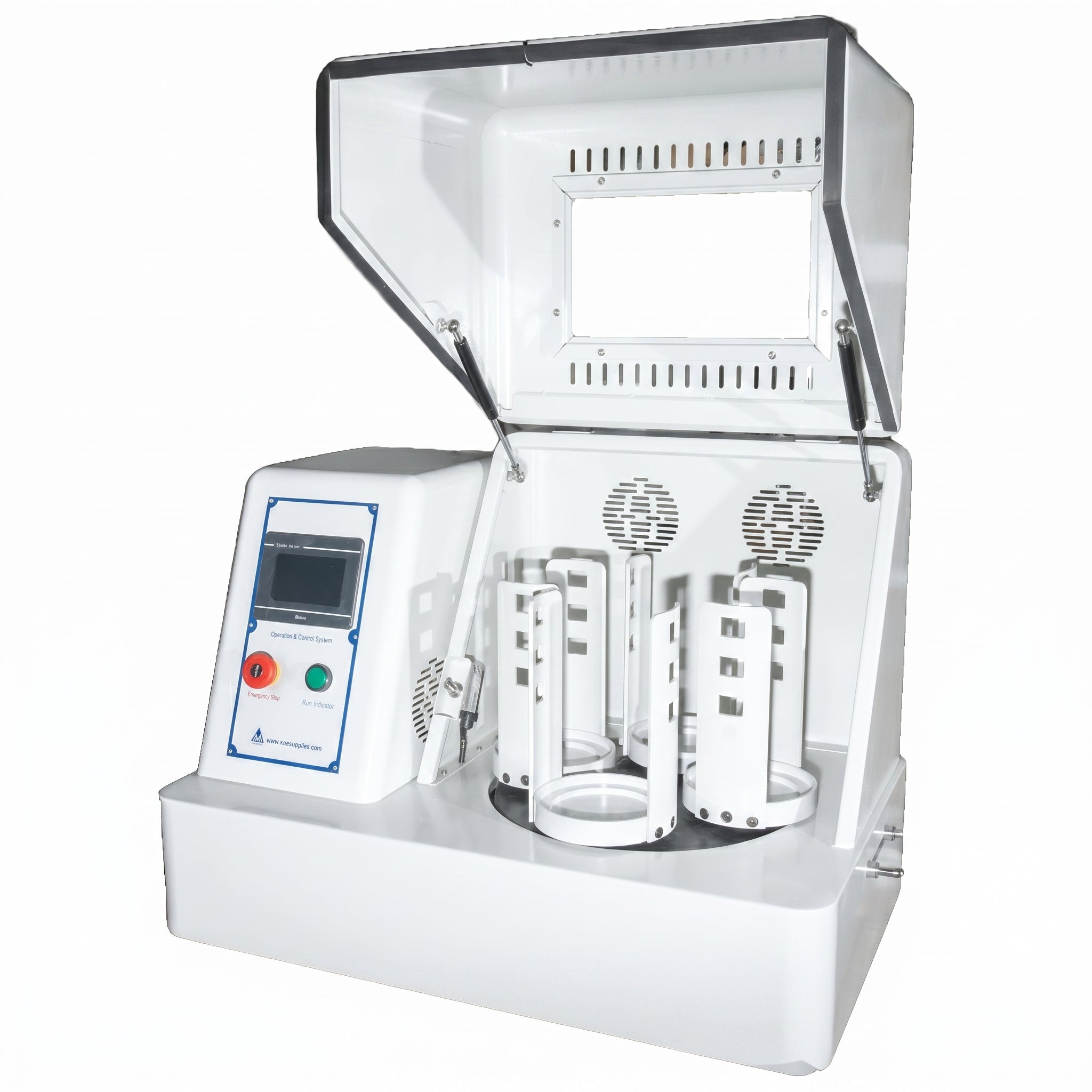 MSE PRO 1L (4 x 250ml) Vertical High Energy Planetary Ball Mill with Touchscreen Controller AI image
