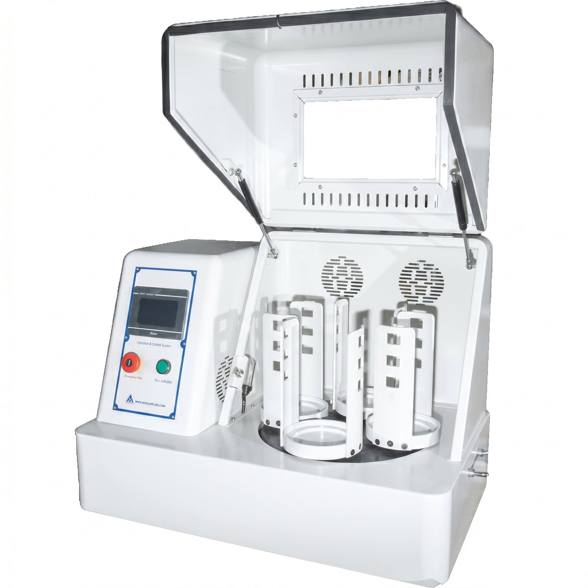 MSE PRO 2L (4 x 500ml) Vertical High Energy Planetary Ball Mill with Touchscreen Controller AI image