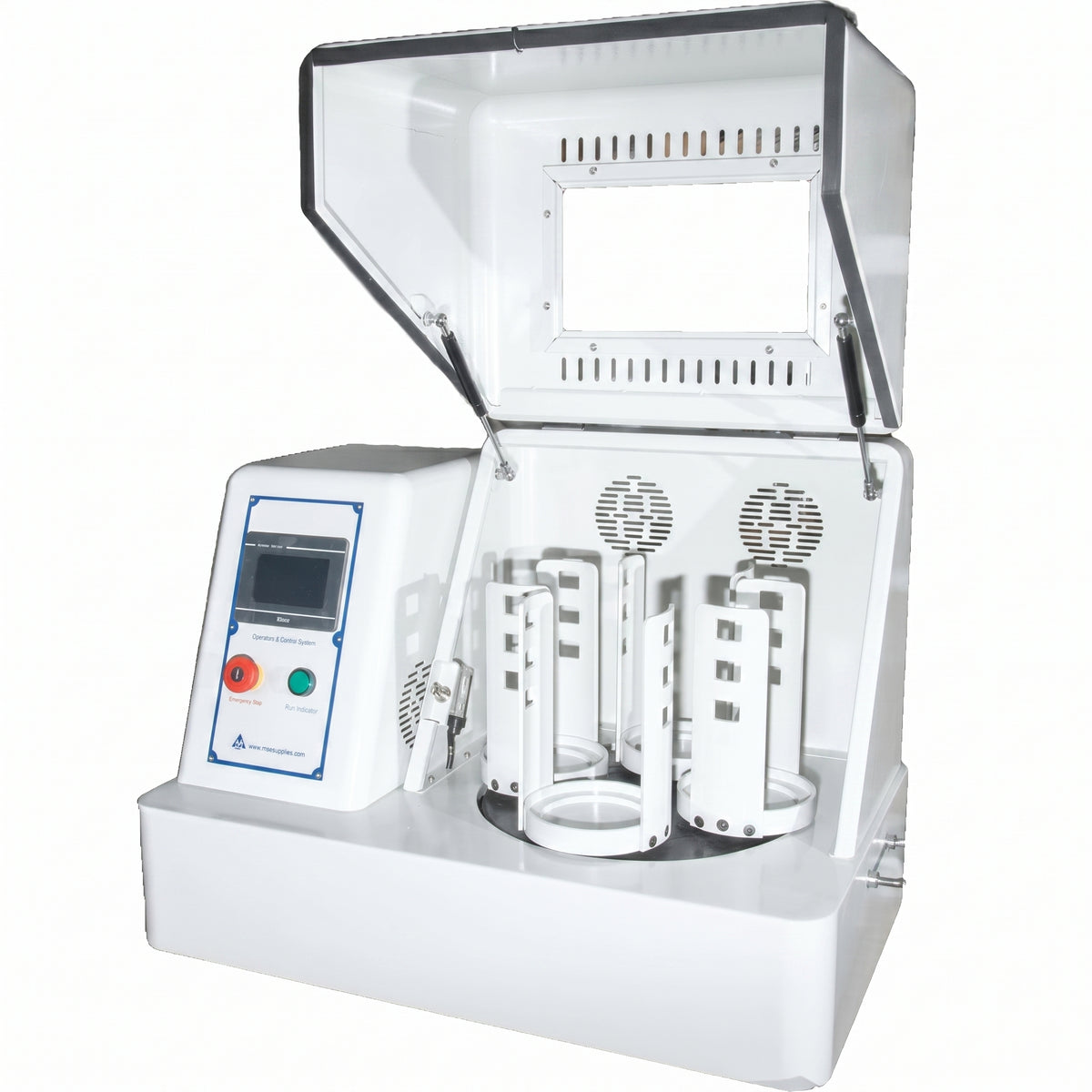MSE PRO 4L (4 x 1L) Vertical High Energy Planetary Ball Mill with Touchscreen Controller AI image