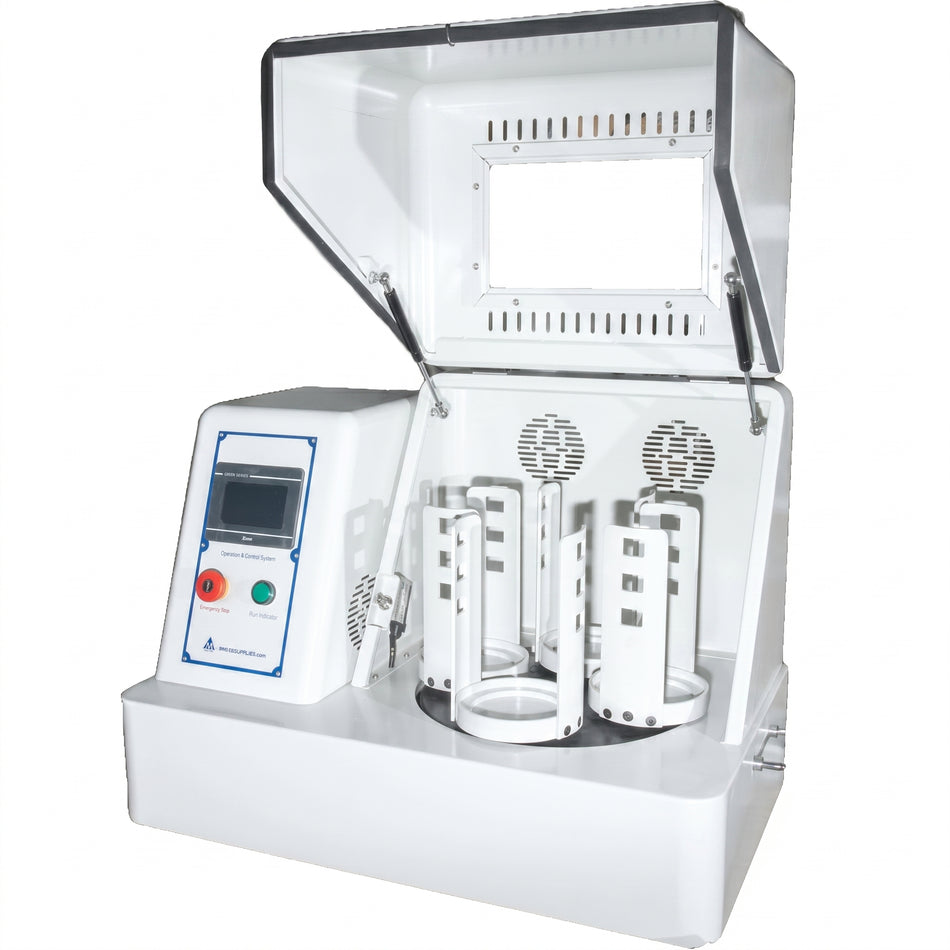 MSE PRO 8L (4 x 2L) Vertical High Energy Planetary Ball Mill with Touchscreen Controller AI image