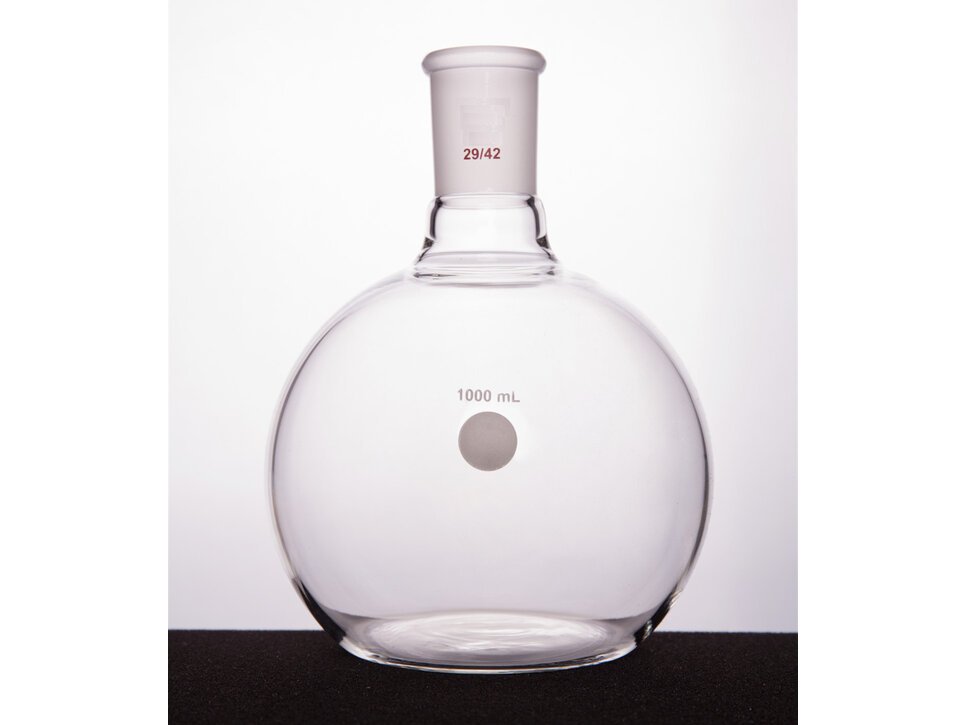 MSE PRO Flat Bottom Flask, Grinding Mouth: 29/42, 1000mL