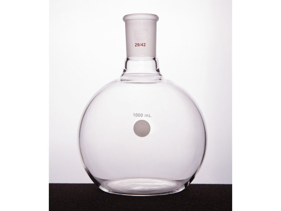 MSE PRO Flat Bottom Flask, Grinding Mouth: 29/42, 1000mL