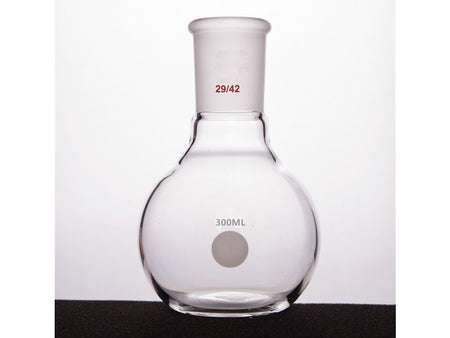 MSE PRO Flat Bottom Flask, Grinding Mouth: 29/42, 300mL