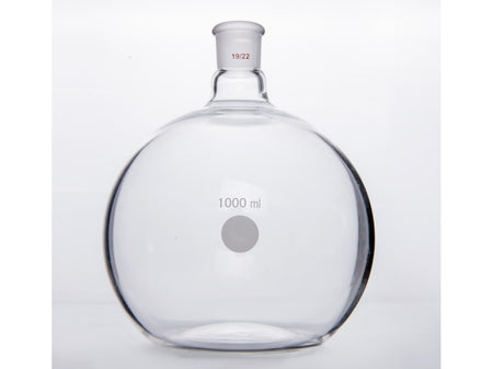 MSE PRO Flat Bottom Flask, Grinding Mouth: 19/22, 1000mL