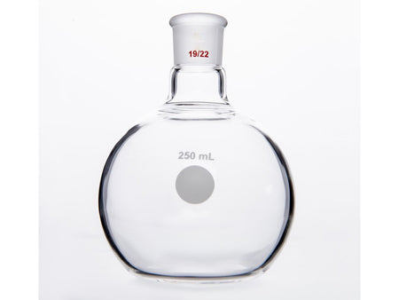 MSE PRO Flat Bottom Flask, Grinding Mouth: 19/22, 250mL