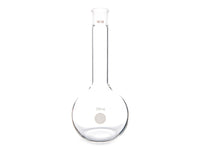 MSE PRO Long Neck Flat Bottom Flask, Grinding Mouth: 19/22, Capacity: 250mL, Neck Length 88mm