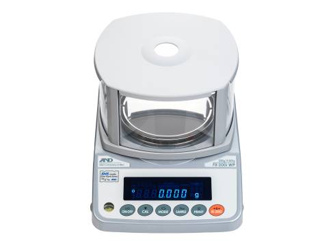 A&D Weighing Precision Balance, 320g x 0.001g with External Calibration, IP65