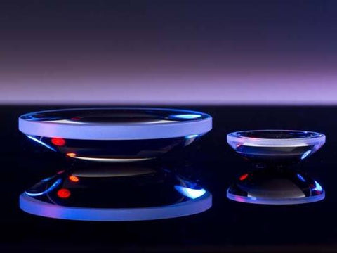 MSE PRO BK7 Plano-Convex Lenses with 1/4 Wave MgF<sub>2</sub> Coating@550nm, Ø40mm, Optics, MSE Supplies LLC, MSE Supplies