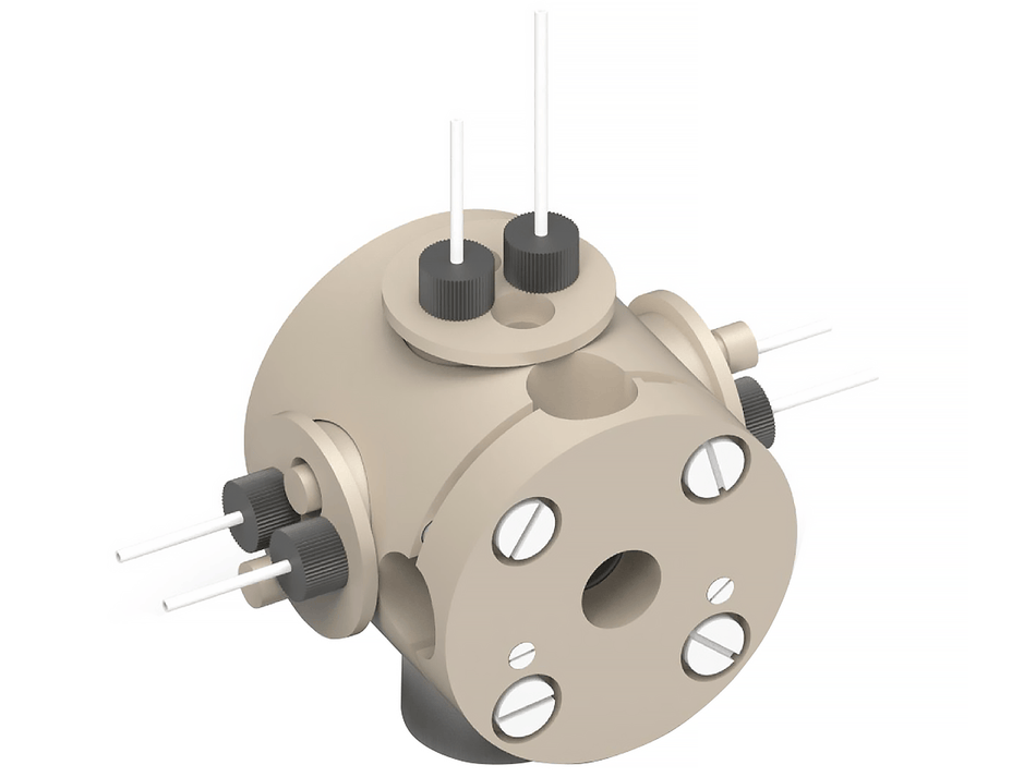 Multiport PEC 15 mL single-sided - Multiport Photo-electrochemical Cell, Electrochemical Products, Redox.me, MSE Supplies