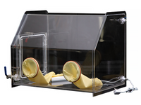 MSE PRO Laboratory Two Port Acrylic Glove Box without Airlock Chamber (700W x 450D x 550H) - MSE Supplies LLC