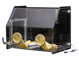MSE PRO Laboratory Two Port Acrylic Glove Box without Airlock Chamber (700W x 450D x 550H) - MSE Supplies LLC