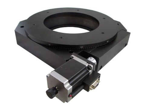 MSE PRO Stepper Motorized Aluminum Alloy Rotation Stages (Angle 360°, φ300mm) - MSE Supplies LLC