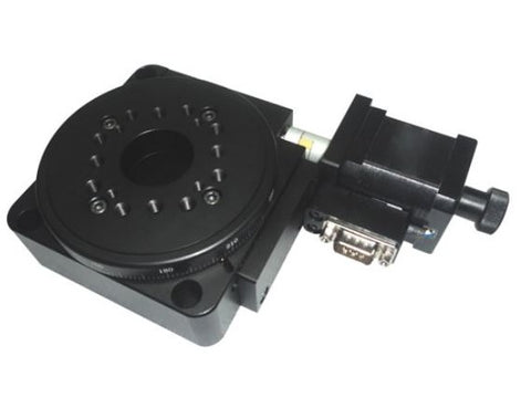 MSE PRO Stepper Motorized Aluminum Alloy Rotation Stages (Angle 360°, Dia. 100mm) - MSE Supplies LLC