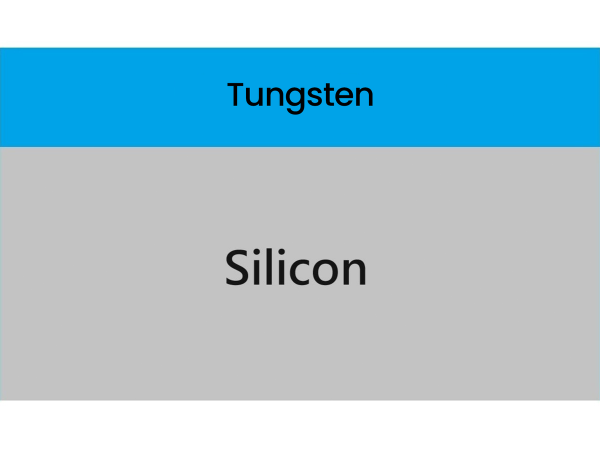 MSE PRO 4 inch Tungsten Thin Film on Silicon/ SiO<sub>2</sub> Wafer, Wafers, MSE Supplies LLC, MSE Supplies