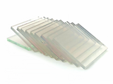 FTO Glass, pack of 10, 25 x 25 mm, 12~15 Ohm/sq - MSE Supplies LLC